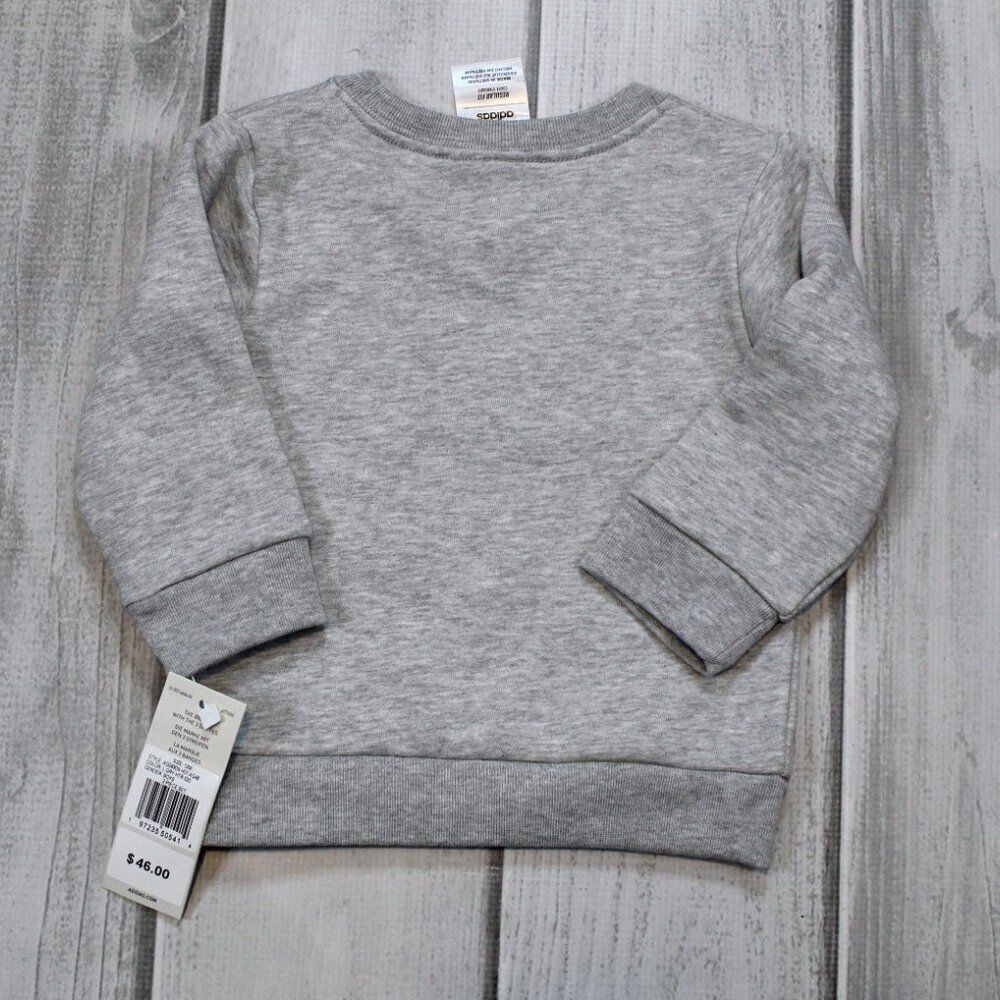 NEW Adidas Boys Pullover Sweatshirt 12M - Picture 3 of 3